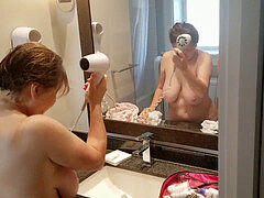 Erstaunlich, Grosser arsch, Selbstgemacht, Reif, Mutti, Spanner