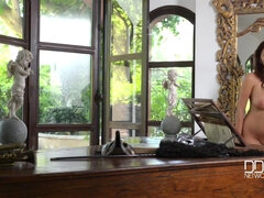 Chica, Gorda, Morena, Tetona, Erótico, Tetas naturales, Solo, Tetas