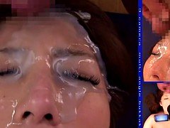 Facialized asian teen railed by filming bf