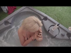 Hot Tubbing Nude with Stepmom Makayla Cox by WCA Productions