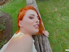 お尻, 気狂い, ハードコア, オナニー, オマンコ, 赤毛, ティーン