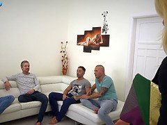 Hot Milf Tiffany Rousso Four Cocks Blowjob And Mini Bukkake