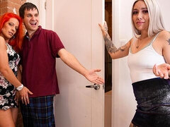 Nice and Slutty featuring Véronique Tinkler and Bonny Lee's long legs porn