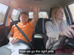 Verga grande, Rubia, Mamada, Coche, Estilo perrito, Sexo duro, Hd, Madres para coger