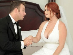 Belle grosse femme bgf, Gros seins, Mariée, Grossier, Robe, Grosse, Mère que j'aimerais baiser, Rousse roux