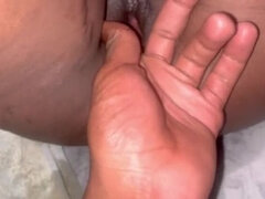 Desi Teacher Squirts Hard - Nigerian Ebony Fingered & Fucked by BBC