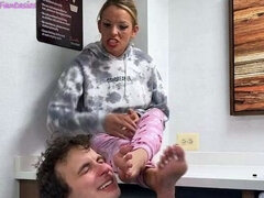 Bambi Femdom Fantasies - Bella'S Laundry Room Foot Dominatio