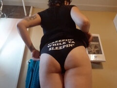 Anal, Dress, Panties, Tattoo, Tease, Toys, Upskirt