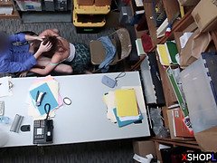 Gevangen, Mollig, Hd, Kantoor, Politie, Realiteit, Tiener, Uniformpje