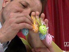 黒人, 軟体, 足コキ, 挿入, オナニー, 剃毛, フェラする, オッパイの