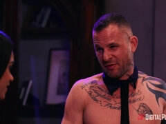 黒人, フェラチオ, 茶髪の, 黒人, ヒール, ティーン