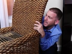 Amerikaans, Pijpbeurt, Bruinharig, Hondjeshouding, Hd, Kantoor, Kousen, Tatoeage