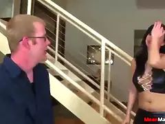 Aziatisch, Bruinharig, Dominante vrouw, Handbeurt, Hd, Masseren, Meesteres, Monster