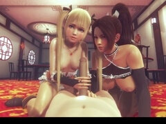 Asiatisch, Grosser arsch, Braunhaarige, Japanische massage, Pov, Flotter dreier