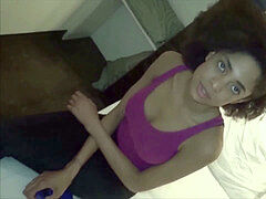 dark-hued teenage Luna Cheat and Call her bf while Fuck