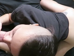 Grosse bite, Sucer une bite, Éjaculation interne, Femelle, Fille latino, Mère que j'aimerais baiser, Orgasme, Tatouage