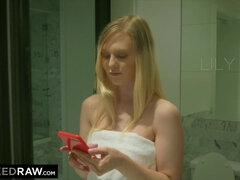 Grote kont, Blond, Pijpbeurt, Lul, Interraciaal, Zoenen, Zuigen, Tieten likken