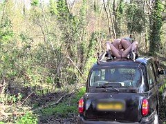 Любители, Брюнетки, В машине, Женщины