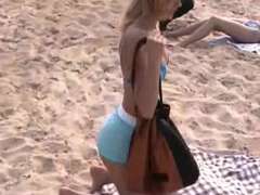 Strand, Blond, Bruinharig, Naakt, Openbaar, Russisch
