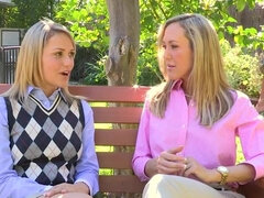 Mia Malkova and Brandi Love are having an FMF