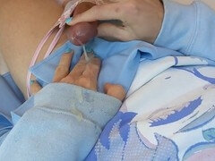 Erotic gay solo guy indulges in kinky self-pleasure session