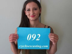 Busty brunette Nicolette Noir likes face fucking so much