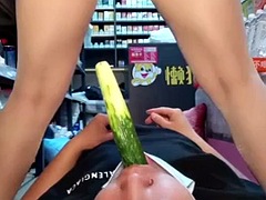 Amateur, Asiatique, Éjaculation interne, Masturbation, Collant