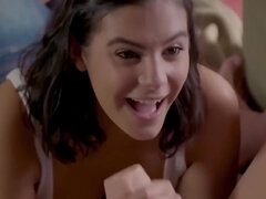 Tetas grandes, Mamada, Doble penetracion, Peludo, Pezones, Pov, Coño, Medias largas