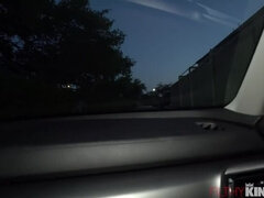 18 ans, Amateur, Blonde, Voiture, Queue, Hd, Réalité, Nénés