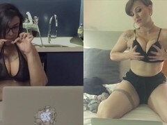 Cunnilingus, Gorda, Culo grande, Británico, Club, Lesbiana, Coño, Tatuaje