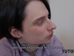 Moon Flower and her big tits get ignored by her milf tutor in Tutor4K.