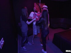 Nightclub threesome orgy with Missy & Serena
