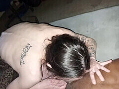 Grosse bite, Noire, Queue, Suçant