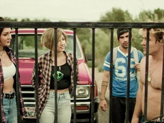 アナル, デカパイ, フェラチオ, バック, なめる, アウトドア, 公共, オマンコ