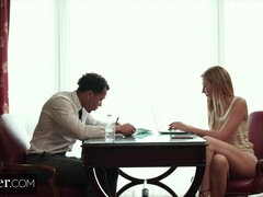 Блондинки, Минет, Семяизвержение, Глубокая глотка, Доминирование, Ласковые ручки, Межрасовый секс, Киски