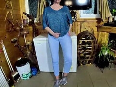 Gros seins, Blonde, Ca minou, Jeans, Mature, Mère que j'aimerais baiser, Maman, Orgasme