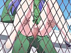 Culo grande, Tetas grandes, Corrida, Público, Tetas