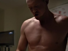 Dirty little shemale fucked by seducing a man in an anal hole