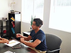 FamilyDick - Hunk Stepdad Jax Thirio Drills His Stepsons Ass During His First Day On The Job