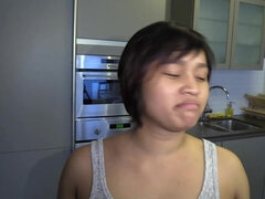 Pijpbeurt, Schattig, Hardcore, Huisgemaakt, Masturbatie, Slet, Trio, Nat