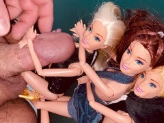 Enthousiasteling, Pop, Sperma in gezicht, Dik, Homo, Handbeurt, Masturbatie, Speelgoed