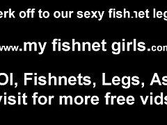 My ass in fishnets will get you hard in seconds JOI