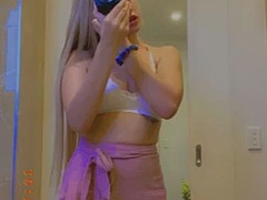 Leie, Tussi, Grosse titten, Blondine, Fetisch, Masturbation, Schlampe, Solo