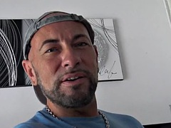 In den arsch, Grosser schwanz, Schwul, Hardcore, Muskel, Im freien