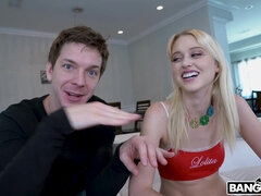 Big cock, Blonde, Blowjob, Ffm, Huge, Monster, Teen, Threesome