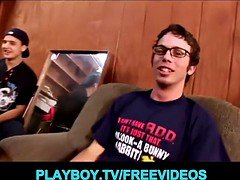 Guy gets blindfolded and jacked up