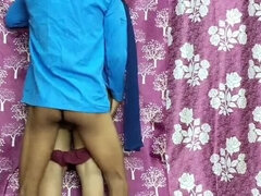 Indian Virgin Schoolgirl First Time Sex with Boyfriend - Desi Teen Puja Anal Doggy Style