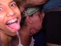 SOL PAOLA: A Deepthroat Duet with a Vomit Finish