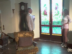 Teen Candy Red Loves Old Male Pole