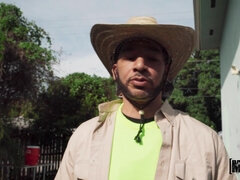 Tony Rubino's Interracial Yard Work in a Steamy Encounter